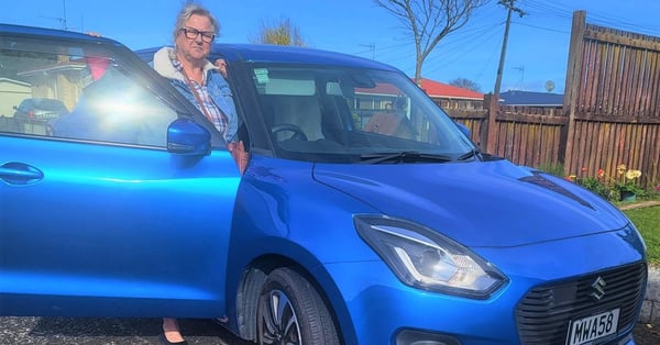 Carol Crawford and her Swift