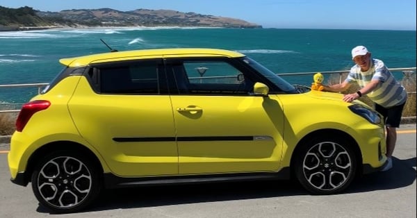 Garry Cranfield and his Swift Sport