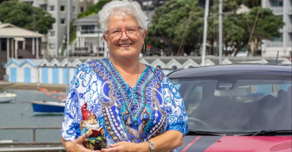 Judy Rice and her Swift Sport