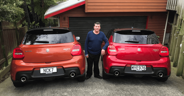 Susan & Kim Unsworth and their Swift Sports