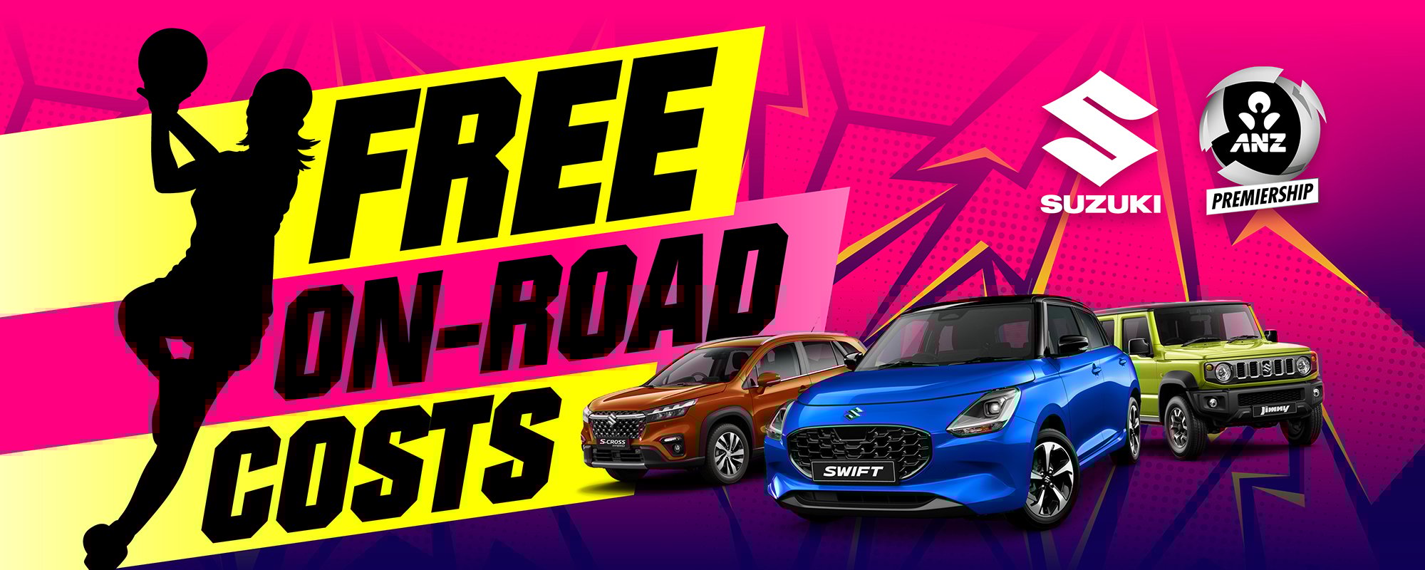 Get free on-road costs thanks to Suzuki!